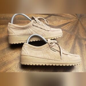 Mephisto Lady Originals Suede Walking Shoes - Tan, Women's Size 8.5 US